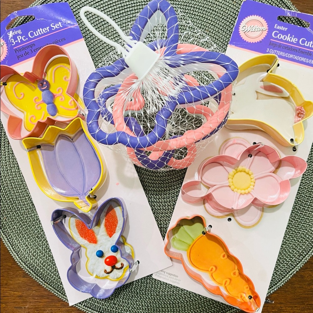 Spring and Easter Cookie Cutter Sets, new!